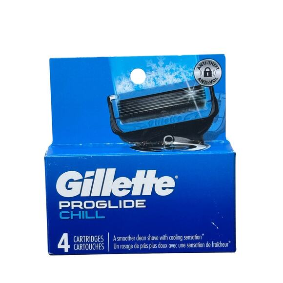 Gillette Proglide Chill 4 pack refill cartridges. - Picture 1 of 2